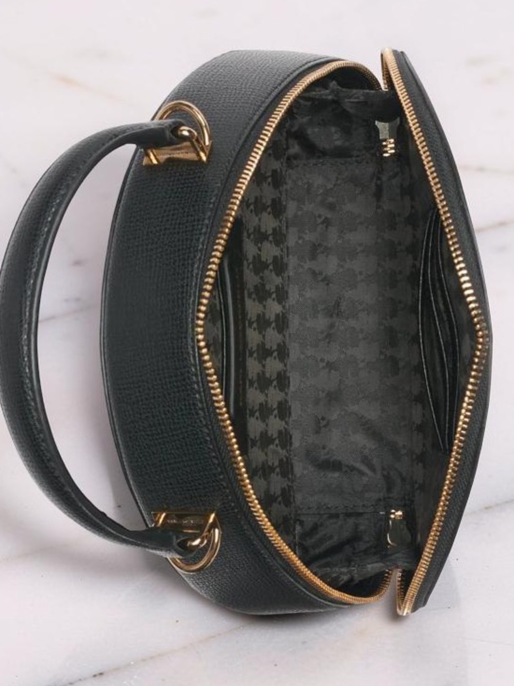 Karl Lagerfeld unique shape,embroidered brand spell out,branded crossbody strap - Picture 6 of 10